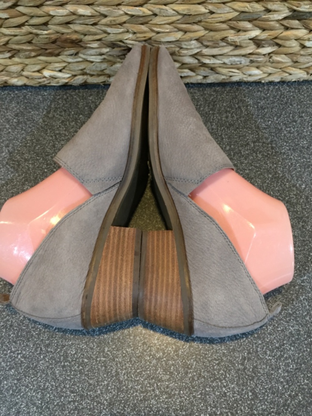 Lucky Brand Gray Suede Slip-On Shoes - Picture 8 of 12